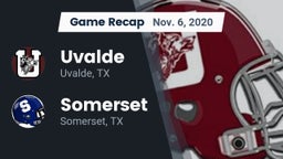 Recap: Uvalde  vs. Somerset  2020