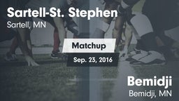 Matchup: Sartell-St. Stephen vs. Bemidji  2016