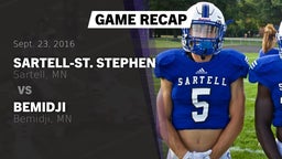 Recap: Sartell-St. Stephen  vs. Bemidji  2016
