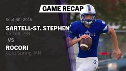 Recap: Sartell-St. Stephen  vs. Rocori  2016