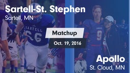 Matchup: Sartell-St. Stephen vs. Apollo  2016