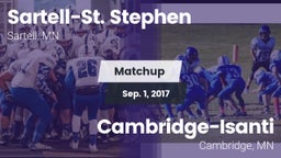 Matchup: Sartell-St. Stephen vs. Cambridge-Isanti  2017