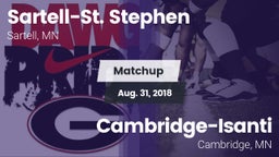 Matchup: Sartell-St. Stephen vs. Cambridge-Isanti  2018