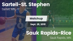 Matchup: Sartell-St. Stephen vs. Sauk Rapids-Rice  2018