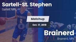 Matchup: Sartell-St. Stephen vs. Brainerd  2018