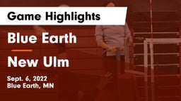 Blue Earth  vs New Ulm  Game Highlights - Sept. 6, 2022