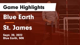 Blue Earth  vs St. James  Game Highlights - Sept. 20, 2022