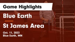 Blue Earth  vs St James Area Game Highlights - Oct. 11, 2022