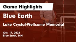 Blue Earth  vs Lake Crystal-Wellcome Memorial  Game Highlights - Oct. 17, 2022