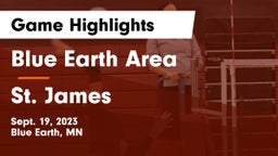 Blue Earth Area  vs St. James  Game Highlights - Sept. 19, 2023