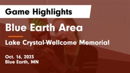 Blue Earth Area  vs Lake Crystal-Wellcome Memorial  Game Highlights - Oct. 16, 2023