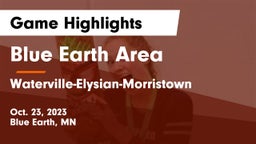 Blue Earth Area  vs Waterville-Elysian-Morristown  Game Highlights - Oct. 23, 2023
