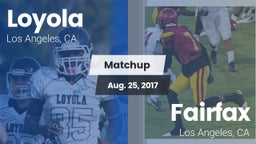 Matchup: Loyola  vs. Fairfax 2017