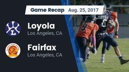 Recap: Loyola  vs. Fairfax 2017