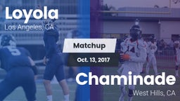 Matchup: Loyola  vs. Chaminade  2017