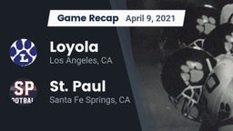 Recap: Loyola  vs. St. Paul  2021