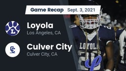 Recap: Loyola  vs. Culver City  2021