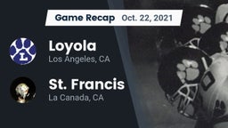 Recap: Loyola  vs. St. Francis  2021