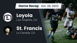 Recap: Loyola  vs. St. Francis  2022