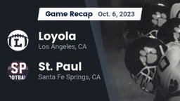 Recap: Loyola  vs. St. Paul  2023