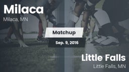 Matchup: Milaca  vs. Little Falls  2016