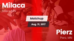 Matchup: Milaca  vs. Pierz  2017