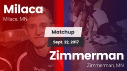 Matchup: Milaca  vs. Zimmerman  2017
