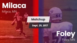 Matchup: Milaca  vs. Foley  2017