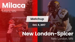 Matchup: Milaca  vs. New London-Spicer  2017