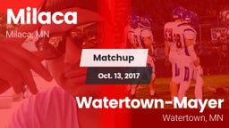 Matchup: Milaca  vs. Watertown-Mayer  2017