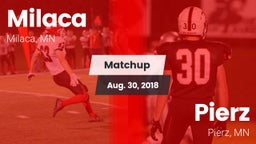 Matchup: Milaca  vs. Pierz  2018