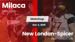 Matchup: Milaca  vs. New London-Spicer  2018