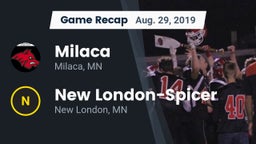 Recap: Milaca  vs. New London-Spicer  2019