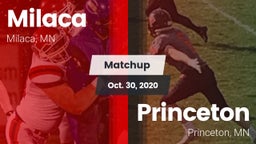 Matchup: Milaca  vs. Princeton  2020