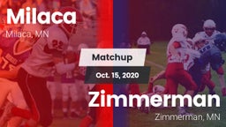 Matchup: Milaca  vs. Zimmerman  2020