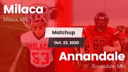 Matchup: Milaca  vs. Annandale  2020