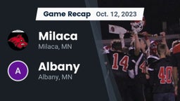 Recap: Milaca  vs. Albany  2023