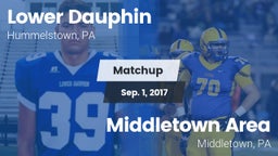 Matchup: Lower Dauphin High vs. Middletown Area  2017