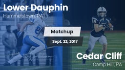 Matchup: Lower Dauphin High vs. Cedar Cliff  2017