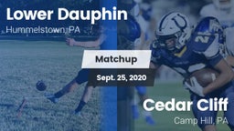 Matchup: Lower Dauphin High vs. Cedar Cliff  2020