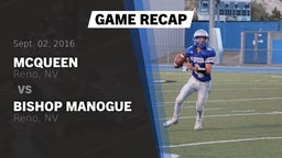 Recap: McQueen  vs. Bishop Manogue  2016