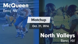 Matchup: McQueen  vs. North Valleys  2016