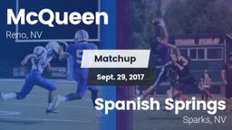 Matchup: McQueen  vs. Spanish Springs  2017