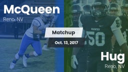 Matchup: McQueen  vs. Hug  2017