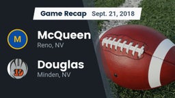 Recap: McQueen  vs. Douglas  2018