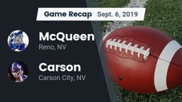 Recap: McQueen  vs. Carson  2019