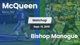 Matchup: McQueen  vs. Bishop Manogue  2019