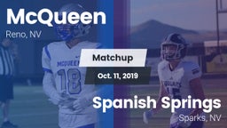 Matchup: McQueen  vs. Spanish Springs  2019