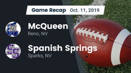 Recap: McQueen  vs. Spanish Springs  2019