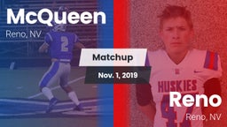 Matchup: McQueen  vs. Reno  2019